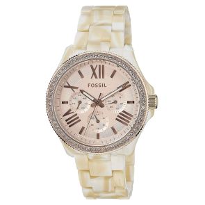 Klokkerem Fossil AM4558 Plast Beige 20mm